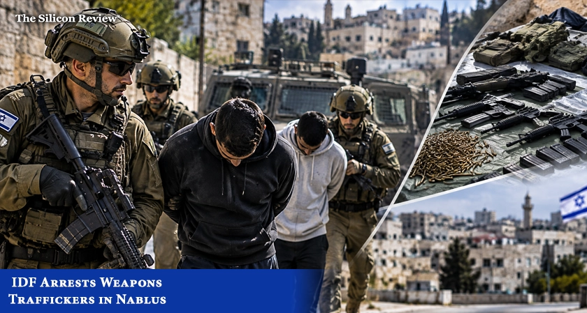 IDF Arrests Weapons Traffickers in Nablus, Kills Would-Be Infiltrator in Southern Syria